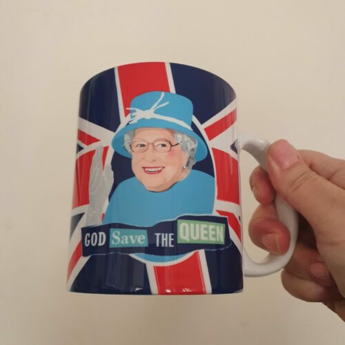 Queen Elizabeth mug union jac