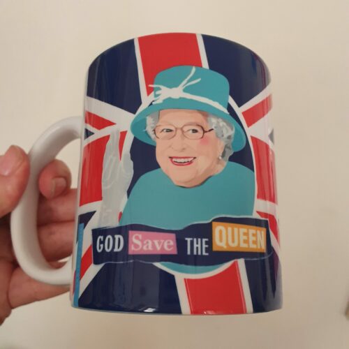 Queen Elizabeth mug union jac