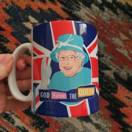 Queen Elizabeth mug union jac