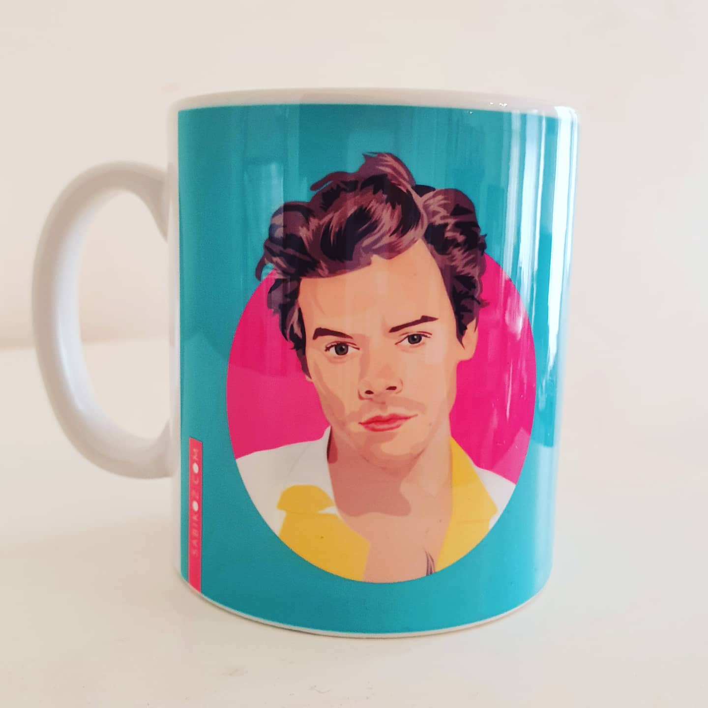Harry Styles Mug - Blue - Sabi Koz Pop-Art Gift Range