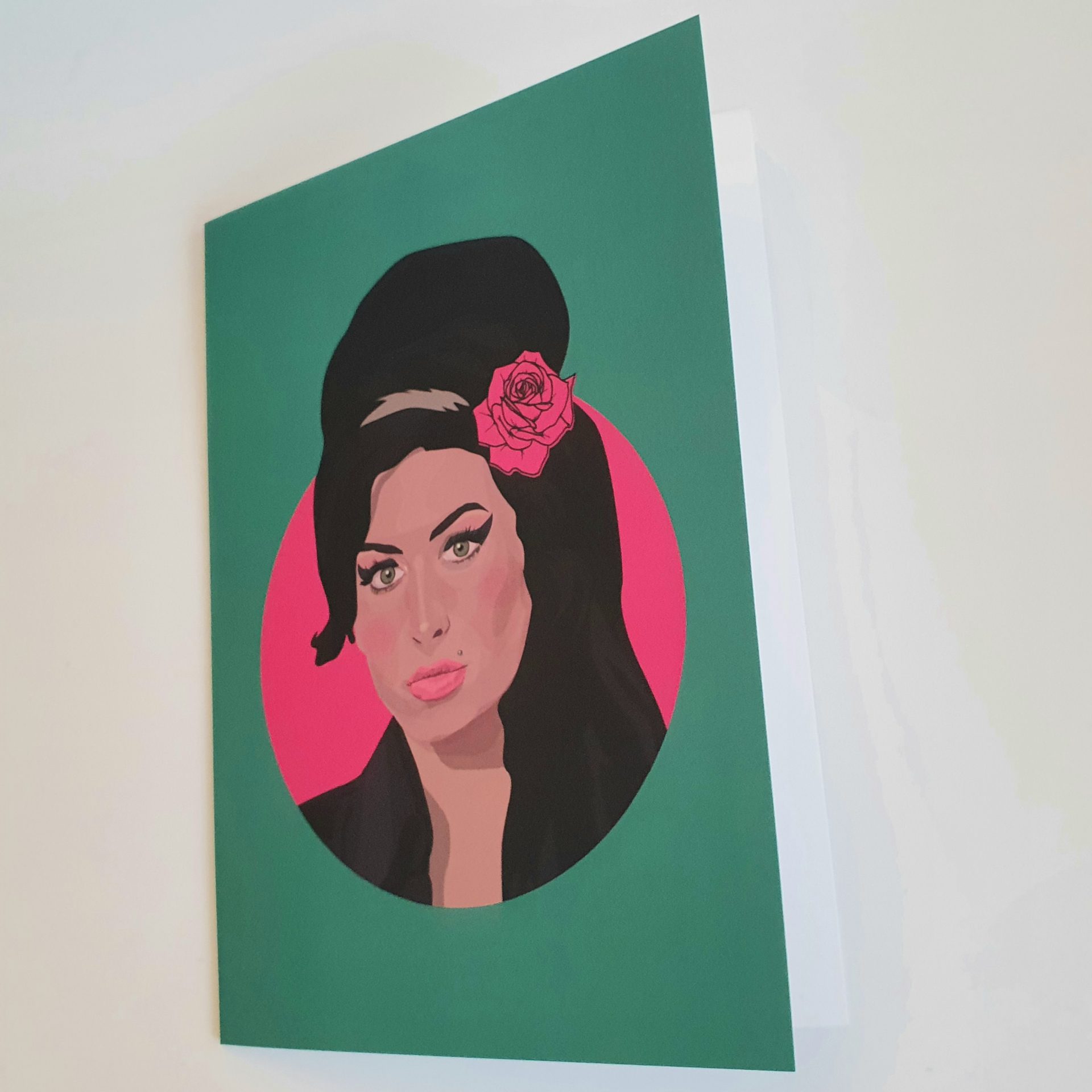 Amy Winehouse Greeting Card - Sabi Koz | Pop-Art Gift Range | Shop Online