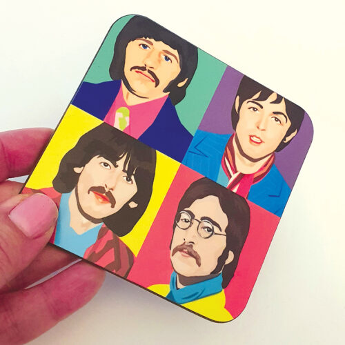 The Beatles Coaster Fab Four Coaster