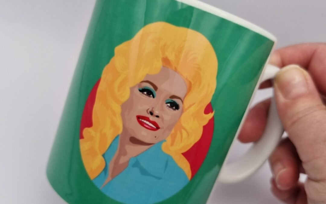 Dolly Parton Mug – Green