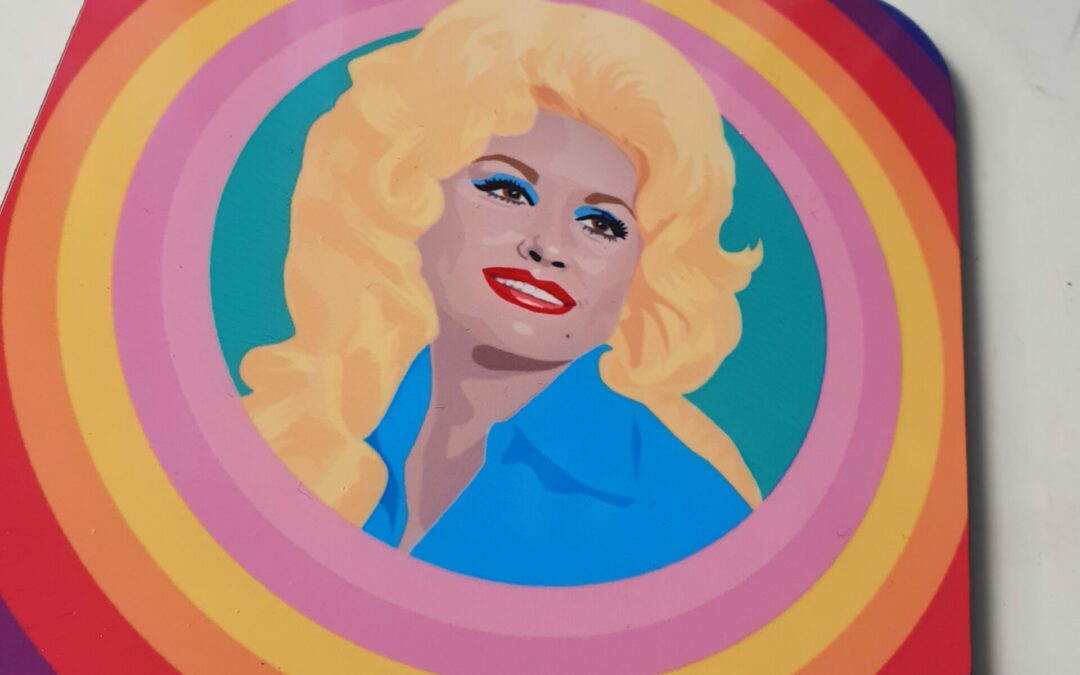 Dolly Parton Rainbow Coaster