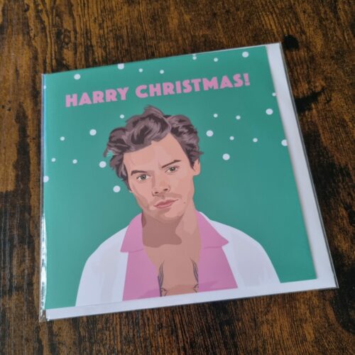 Harry Styles Snow christmas card