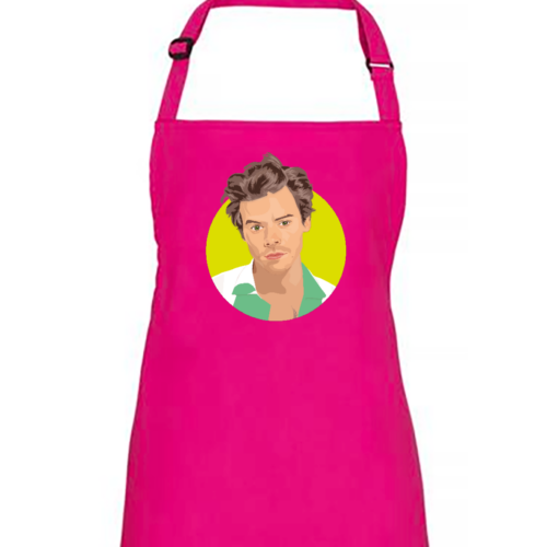 Harry Styles pink apron